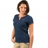 T-shirt dames Ocana Flags & Cup - Marineblauw