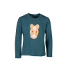 Amina lange mouwen poloshirt HKM - Petrol