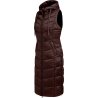 Lange en lichte bodywarmer ELT Oostende - Mahonie
