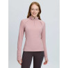 LeMieux Frances dames fleece met ritskraag - Wilde roos