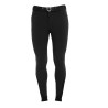 Heren rijbroek slim fit met kniegreep Equestro - Zwart