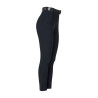 Damesbroek met hoge taille full grip met strass Equestro dames - Zwart