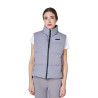 Dames bodywarmer met hoge kraag Equestro - Ijzig grijs