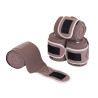 Werkbandages van fleece met elastiek Equestro - Gewei / gevilt violet