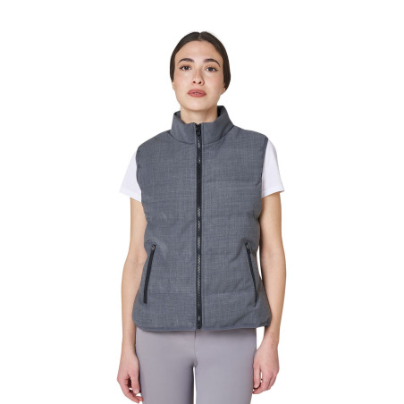 Dames bodywarmer gewatteerd in wol Equestro