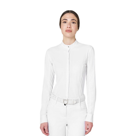 Dames wedstrijdpoloshirt met mesh-inzetten Equestro
