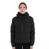 Dames donsjacks met capuchon Equestro - Zwart