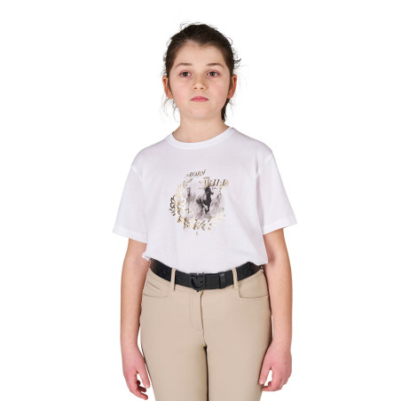 Meisjes T-shirt Born To Be Wild van katoen Equestro kinderen