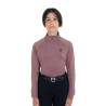 Unisex kinderbaselayer in technische stof Equestro - Gewei / zwart
