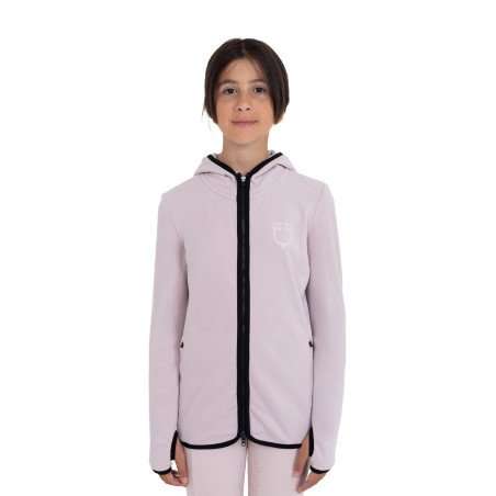 Unisex kinderfleece met rits Equestro