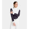 Monica wedstrijdshirt met lange mouwen 2.0 Horse Pilot dames - Donkere nacht
