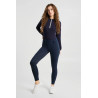 Hybride thermische rijbroek Horze Anya full grip - Donkerblauw