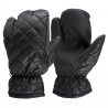 Winterhandschoenen 3-vinger gestikt Horze - Zwart