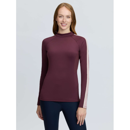 Technisch shirt LeMieux met hoge kraag Talia Bramble