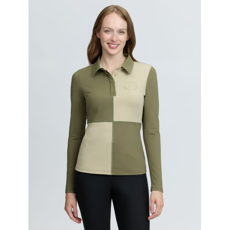 Dames technische T-shirt LeMieux Rugby Harlequin
