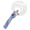 Ronde metalen rosborstel met handvat Imperial Riding - Blauw morning metallic