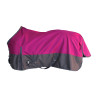Outdoordeken Imperial Riding Limited Fleece met hals - Framboos / grijs