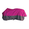 Outdoordeken Imperial Riding Limited Zomer zonder hals - Framboos / grijs