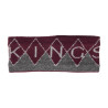 KLMika gebreide hoofdband Kingsland - Vijg