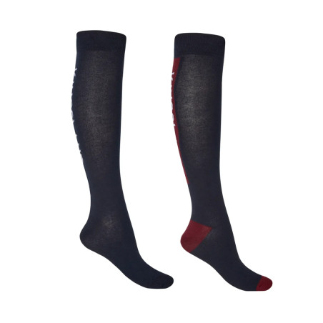 Unisex kniekousen met logo set van 2 Kingsland