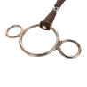 Pessoa 3 ring bit Flex enkel gebroken medium 20mm 14,5cm - Wit