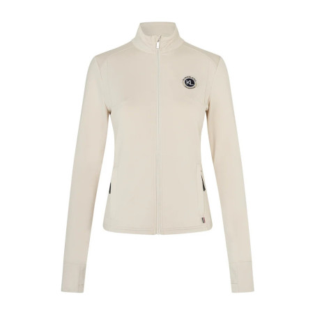 Dames microfleece vest met rits KLLucy Kingsland