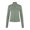 Dames microfleece vest met rits KLLucy Kingsland - Smaragdgroen