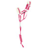 Hobby Horse Pony Academy Halster + longeerlijn - Roze