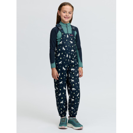 Mini Pippin Splash Regenbroek met bretels Navy LeMieux