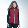Mouwloze gewatteerde bodywarmer Flags & Cup Kiana - Rood