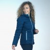 Parka Technique Flags & Cup Damen Atka - Marineblauw