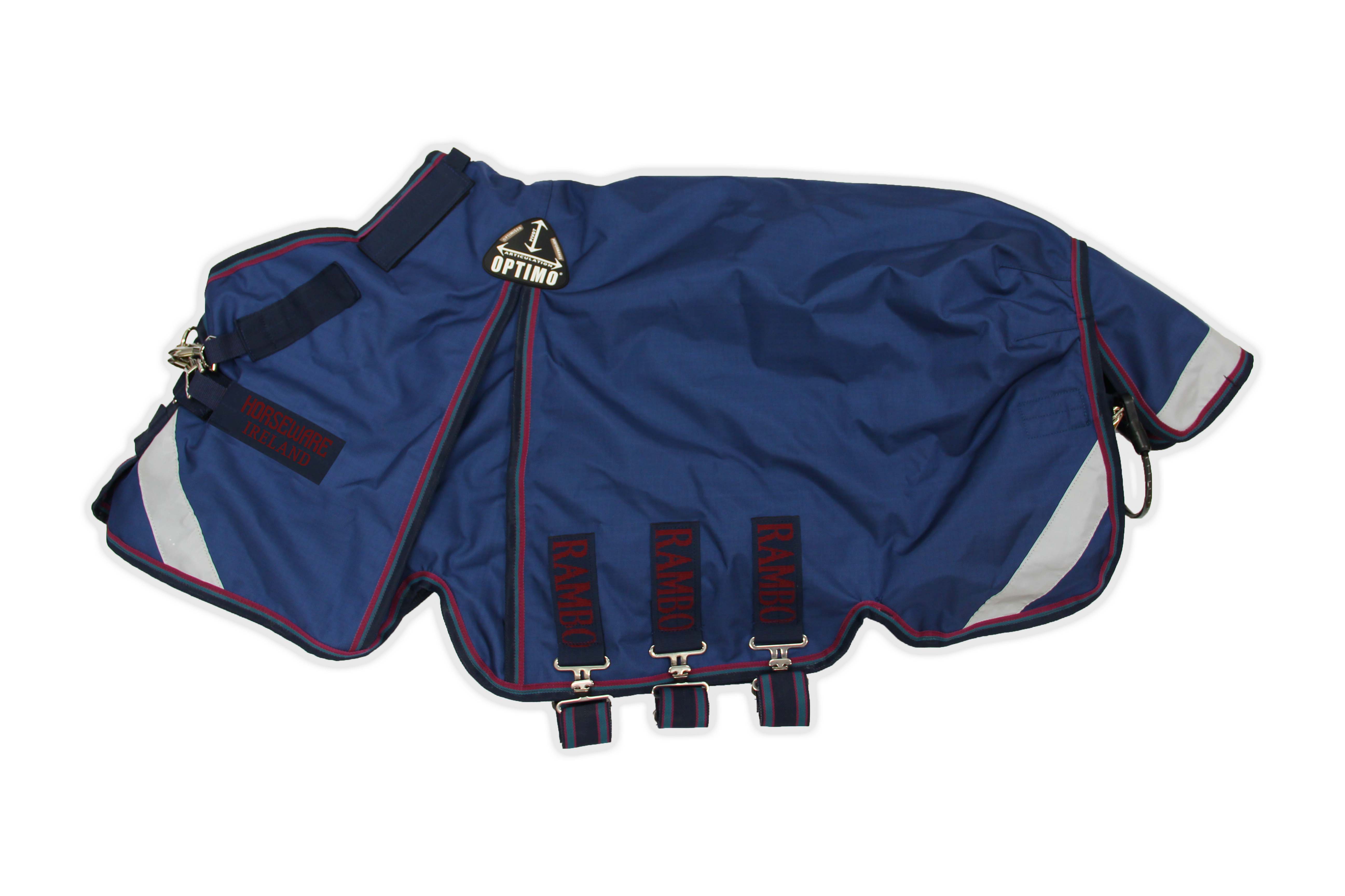 Coperta Horseware Rambo® Optimo Turnout 0g 1000D Marineblauw Coperta Horseware Rambo® Optimo Turnout 0g 1000D Marineblauw