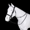 Acavallo Gioconda Lederen Dubbele Teugels - Zwart