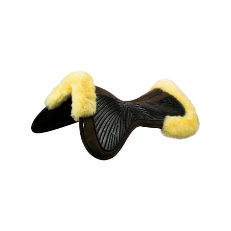 Acavallo Close Contact Classic Gel schokdemper met traagschuim en schapenvacht