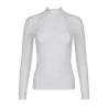 Wedstrijdpolo LeMieux Olivia lange mouwen - Wit
