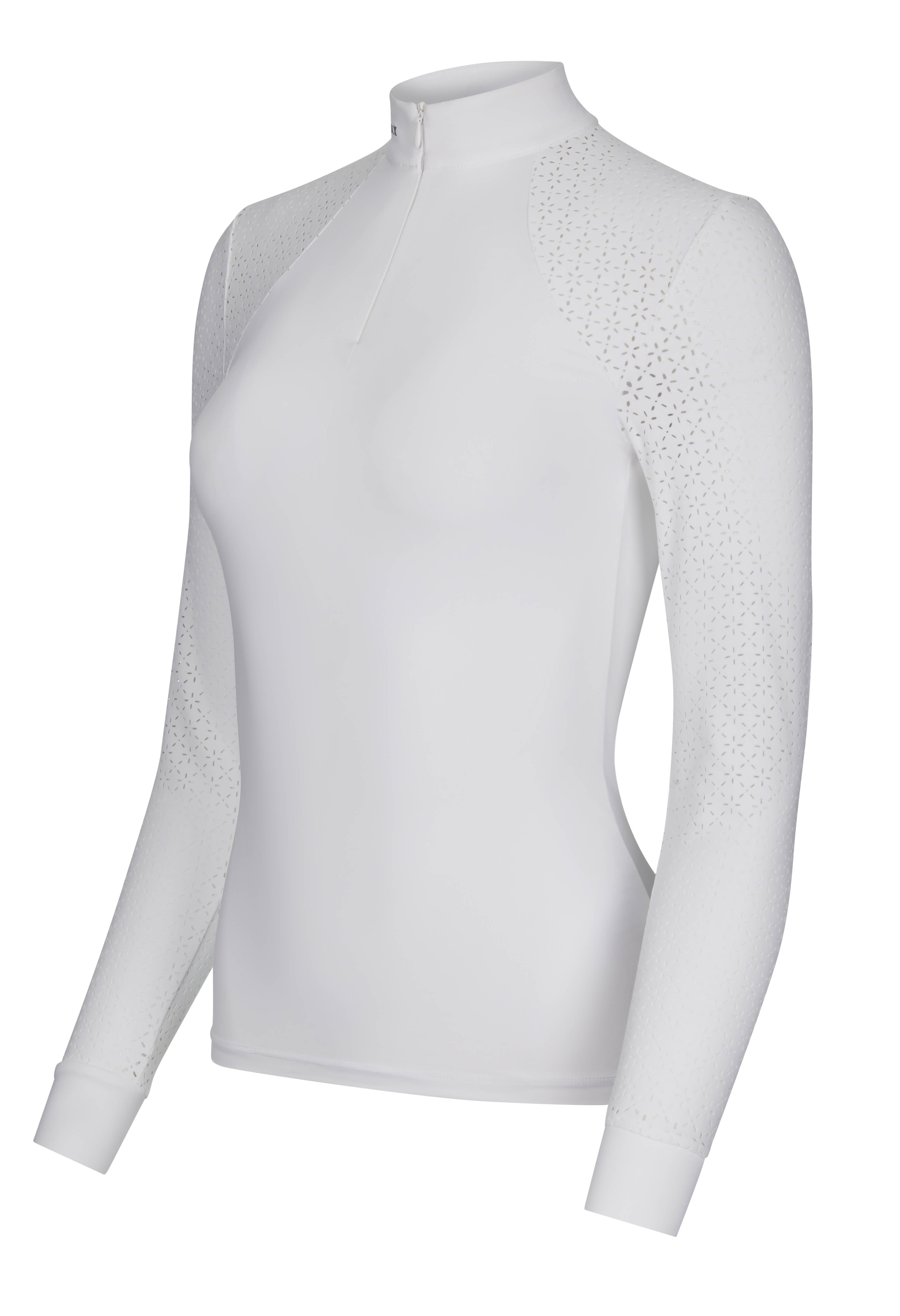 Wedstrijdpolo LeMieux Olivia lange mouwen Wit Wedstrijdpolo LeMieux Olivia lange mouwen Wit