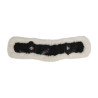 Acavallo Anatomische Korte Singelhoes Gel & Wol - Wit