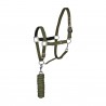 Halster- en leidseltouwset Chicago Horze - Cipresgroen / lodegroen