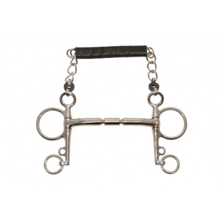 Mors pelham Metalab Elite rechte takken kort