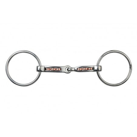 Mors 2 ringen Metalab Magic System met horizontale rolletjes koper