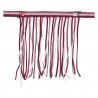 Nylon vliegenfrontriem met klittenband Imperial Riding - Roze / bordeaux