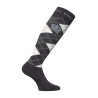 Argyle sokken HV Polo - Steenkool m. / grijs m. / zachtblauw