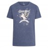 T-shirt Imperial Riding Blossom - Marineblauw