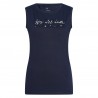 Tanktop Imperial Riding Smiley Stars - Marineblauw