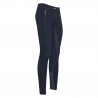 Euro-Star Slim Shape Denim FullGrip rijbroek - Donkerblauwe denim