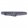 Euro-Star Classical Lurex Riem - Marineblauw