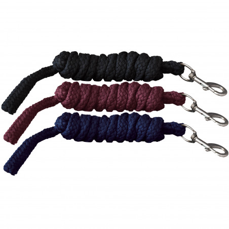 Gevlochten lange teugel effen witte lus Canter