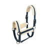 Halster Marquess met voering van imitatiebont Horze - Donker marineblauw
