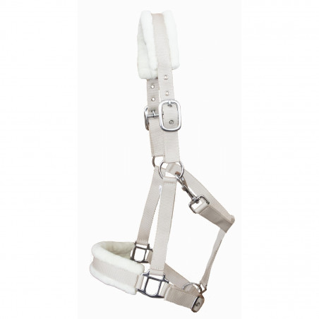 Schapenvacht halster T de T synthetisch