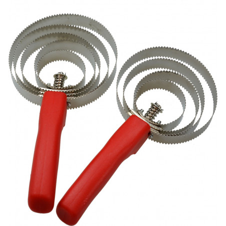 Ronde metalen roskam